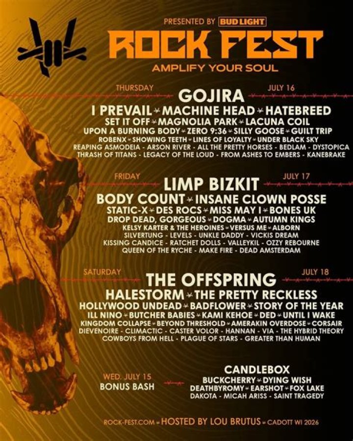Amnesia Rockfest's Full Lineup Includes Over 100 Bands