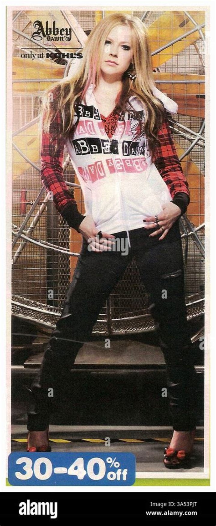 Avril Lavigne releases new clothing line for Abbey Dawn