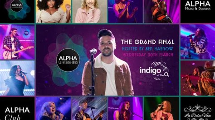Ben Haenow set to host the grand final of Alpha Unsigned at the Indigo O2 tonight