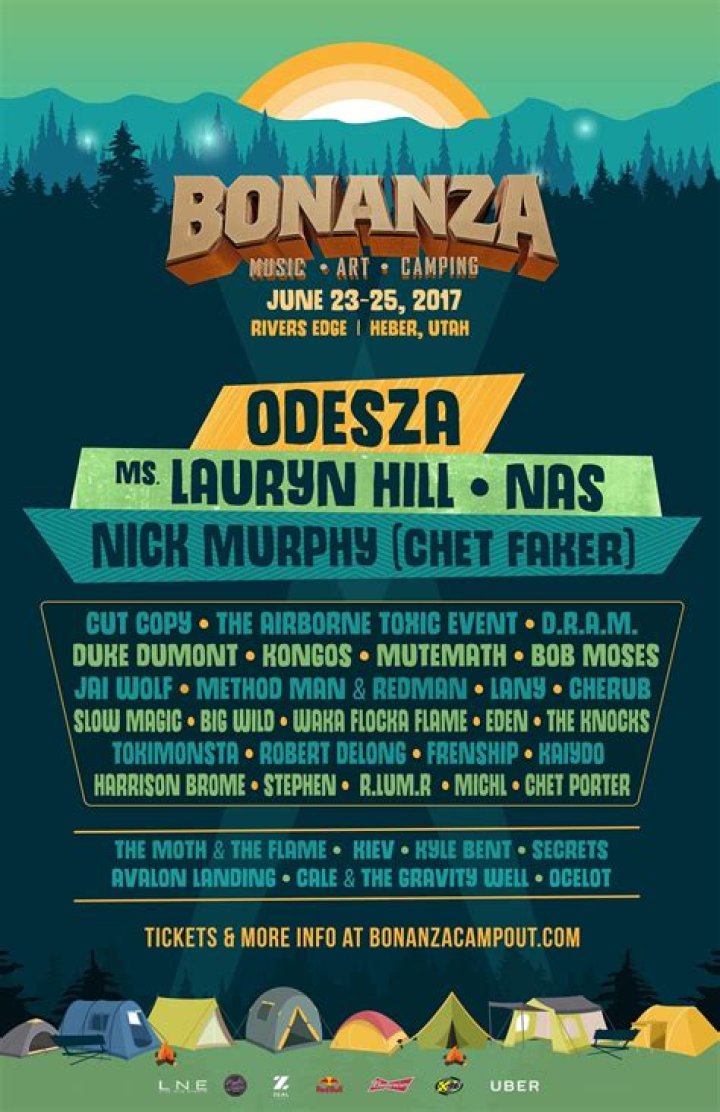 Bonanza Campout Announces Full Lineup For 2018