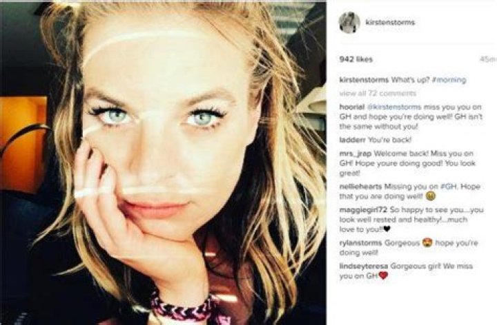 General Hospital Spoilers: Kirsten Storms Breaks Social Media Silence, Posts New Pic – Maxie Back to GH Soon?