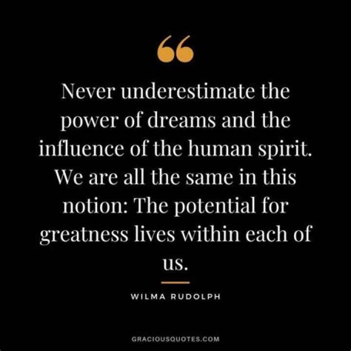 Julian wants people to believe that they have the potential for greatness
