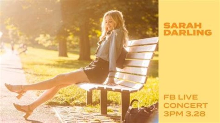 Sarah Darling Announces New Facebook Live Concert