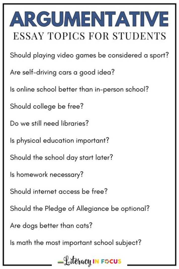Tips of Argumentative Essay for College Students